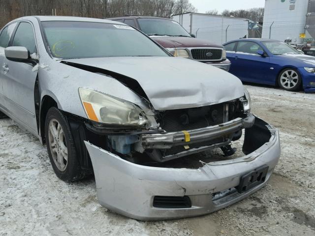 1HGCM56887A094064 - 2007 HONDA ACCORD EX SILVER photo 9