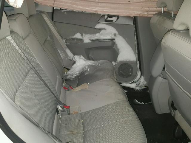 JF2SHABC5CH411822 - 2012 SUBARU FORESTER 2 WHITE photo 6