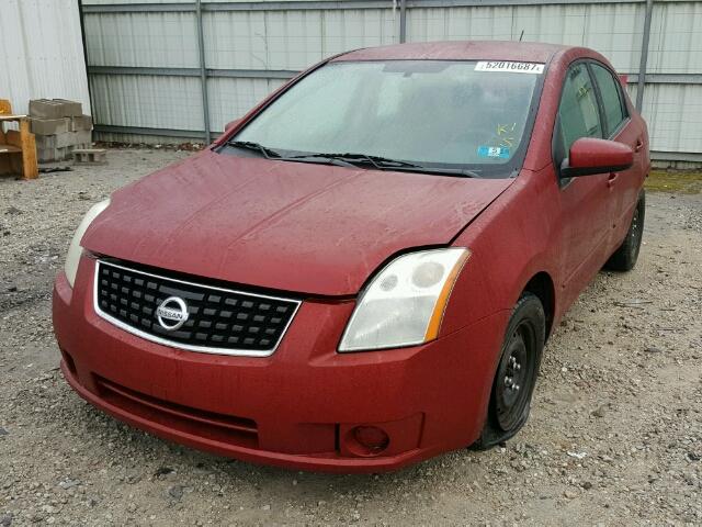 3N1AB61E08L747840 - 2008 NISSAN SENTRA 2.0 MAROON photo 2