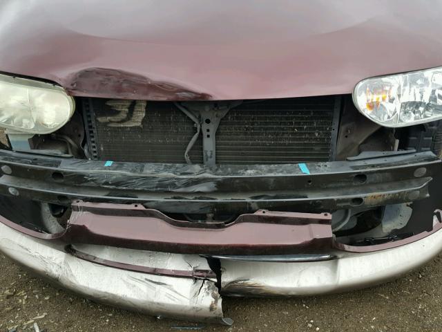 4N2XN11T4YD810084 - 2000 NISSAN QUEST SE MAROON photo 9