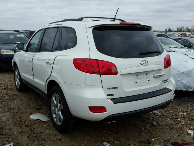 5NMSH73E57H111526 - 2007 HYUNDAI SANTA FE S WHITE photo 3