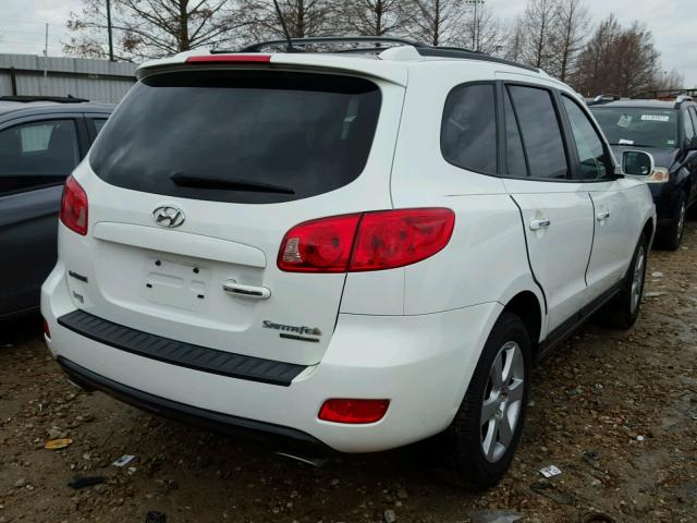 5NMSH73E57H111526 - 2007 HYUNDAI SANTA FE S WHITE photo 4