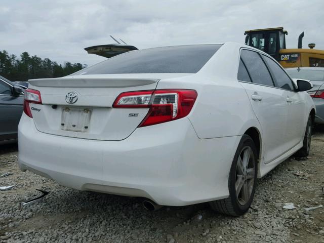 4T1BF1FK5DU287755 - 2013 TOYOTA CAMRY L WHITE photo 4