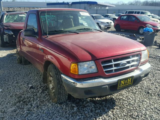 1FTYR10U31PB48007 - 2001 FORD RANGER RED photo 1