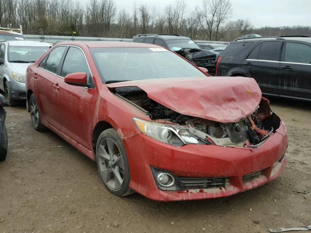 4T1BF1FK3CU634904 - 2012 TOYOTA CAMRY BASE RED photo 1