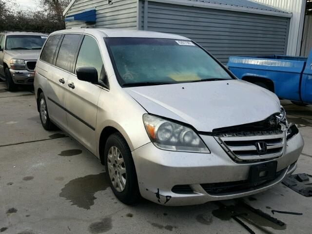 5FNRL382X7B142907 - 2007 HONDA ODYSSEY LX TAN photo 1