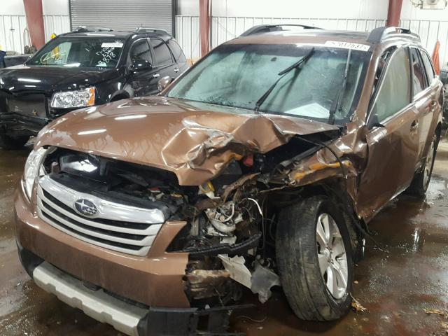 4S4BRELCXC2244843 - 2012 SUBARU OUTBACK 3. BROWN photo 2