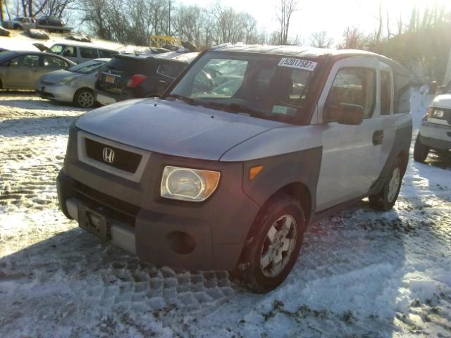 5J6YH27553L038023 - 2003 HONDA ELEMENT EX SILVER photo 2