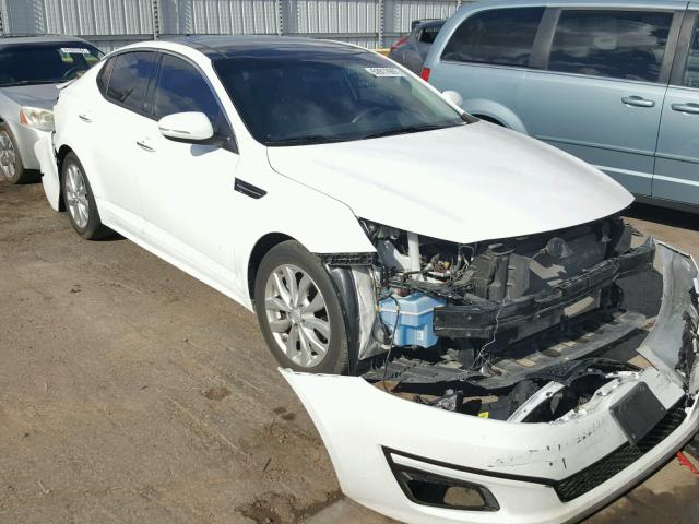 5XXGN4A74FG506179 - 2015 KIA OPTIMA EX WHITE photo 1