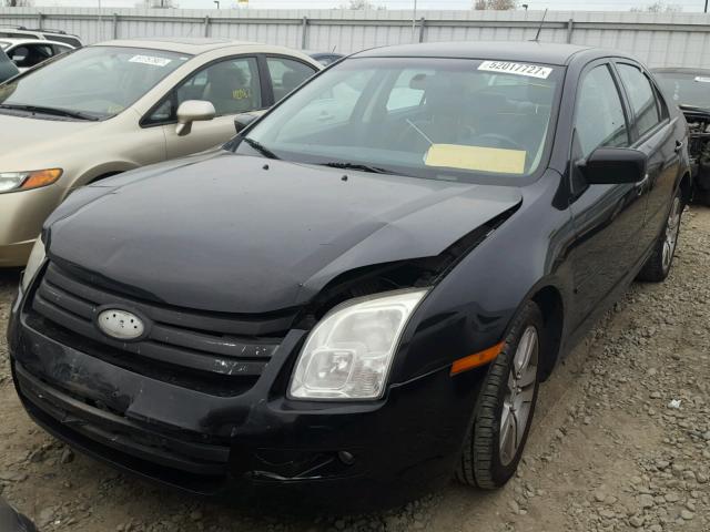 3FAHP07ZX7R246380 - 2007 FORD FUSION SE BLACK photo 2