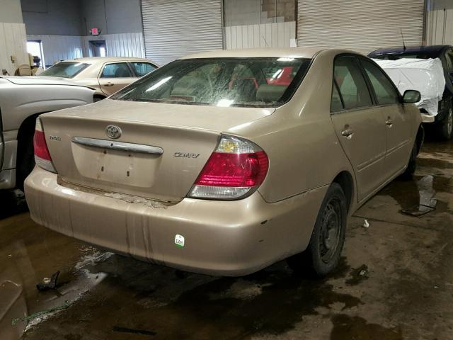 4T1BE32K85U097423 - 2005 TOYOTA CAMRY LE TAN photo 4