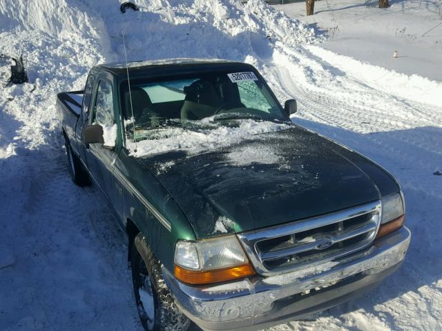 1FTYR14V4YTA59390 - 2000 FORD RANGER SUP GREEN photo 9