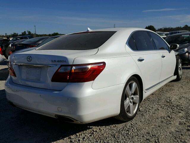 JTHGL5EF1B5043850 - 2011 LEXUS LS 460L WHITE photo 4