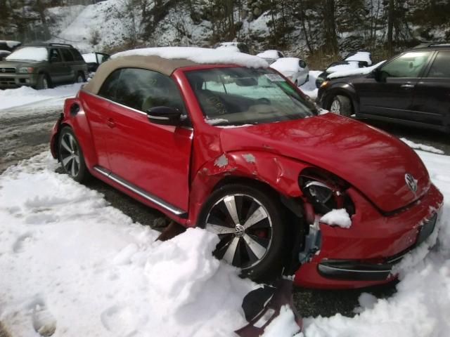 3VW7A7AT2DM801364 - 2013 VOLKSWAGEN BEETLE TUR RED photo 1