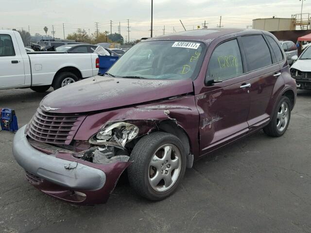 3C8FY68B92T285250 - 2002 CHRYSLER PT CRUISER BURGUNDY photo 2