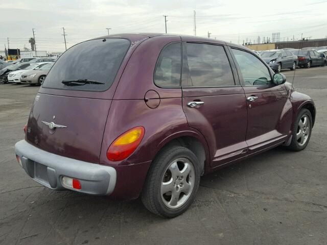 3C8FY68B92T285250 - 2002 CHRYSLER PT CRUISER BURGUNDY photo 4