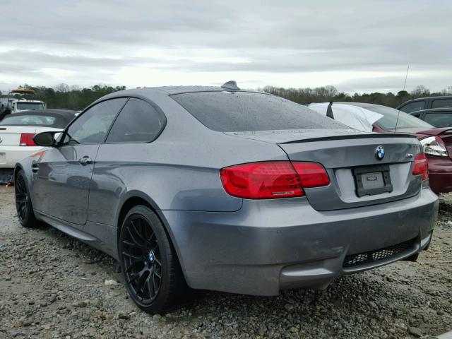 WBSKG9C55CE798835 - 2012 BMW M3 GRAY photo 3