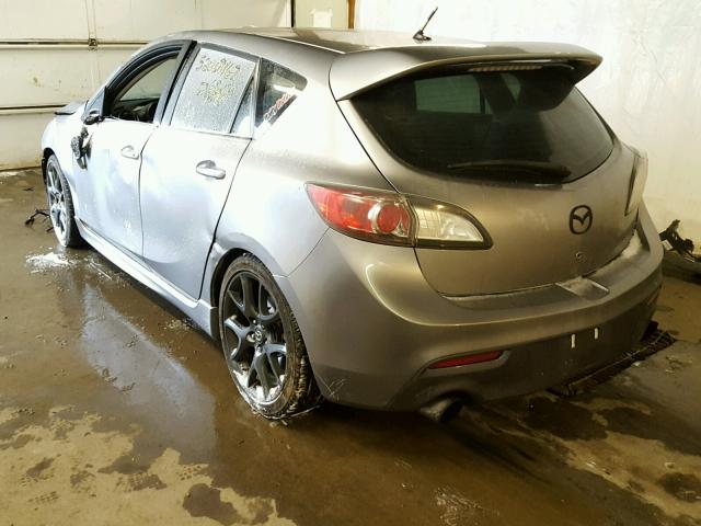 JM1BL1L34D1734300 - 2013 MAZDA SPEED 3 SILVER photo 3