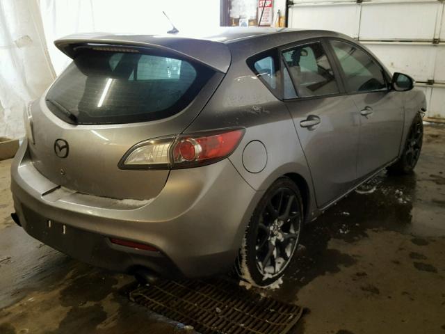 JM1BL1L34D1734300 - 2013 MAZDA SPEED 3 SILVER photo 4