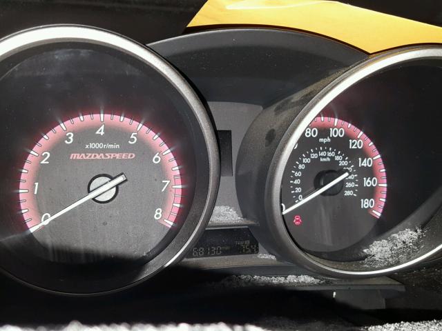 JM1BL1L34D1734300 - 2013 MAZDA SPEED 3 SILVER photo 8