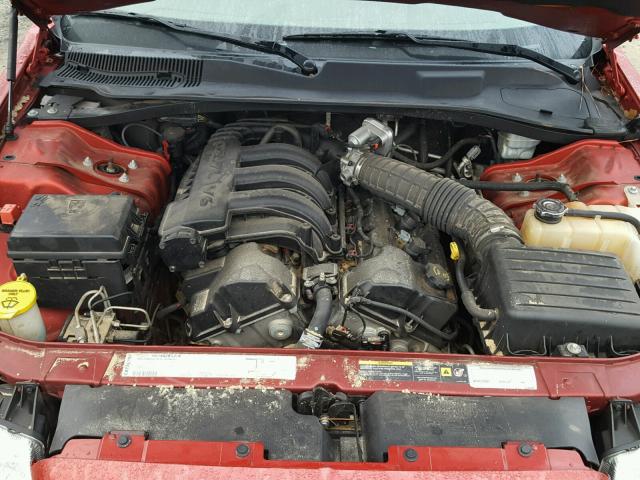 2C3LA43R88H151675 - 2008 CHRYSLER 300 LX RED photo 7