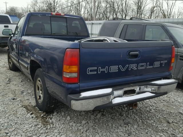 1GCEC14V2XE132926 - 1999 CHEVROLET SILVERADO BLUE photo 3