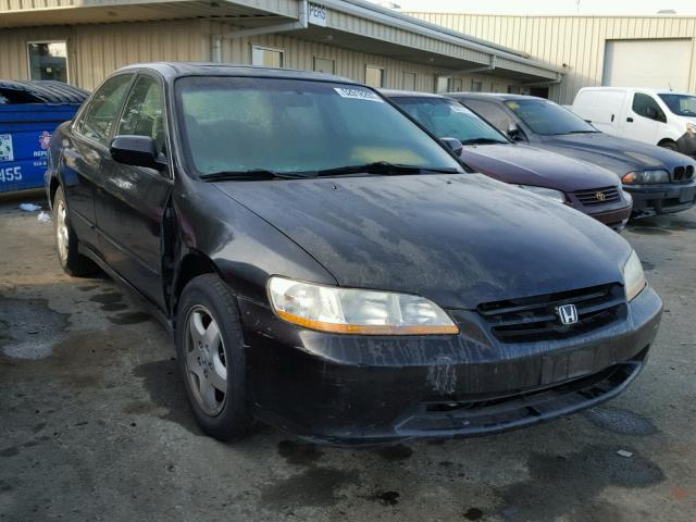 1HGCG1657WA001619 - 1998 HONDA ACCORD EX BLACK photo 1