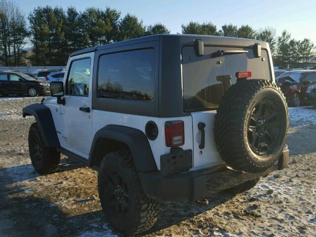 1C4AJWAG2GL190621 - 2016 JEEP WRANGLER S WHITE photo 3