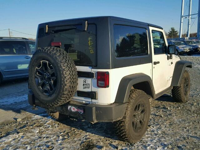 1C4AJWAG2GL190621 - 2016 JEEP WRANGLER S WHITE photo 4