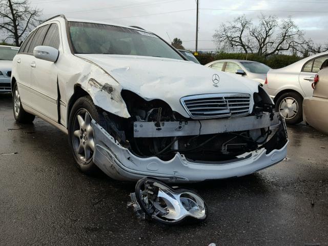 WDBRH64JX3F297994 - 2003 MERCEDES-BENZ C 320 WHITE photo 1