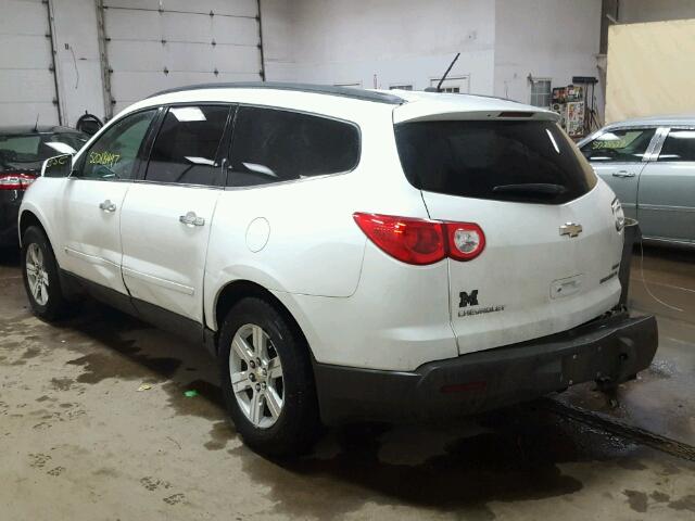 1GNLVGEDXAS122106 - 2010 CHEVROLET TRAVERSE L WHITE photo 3