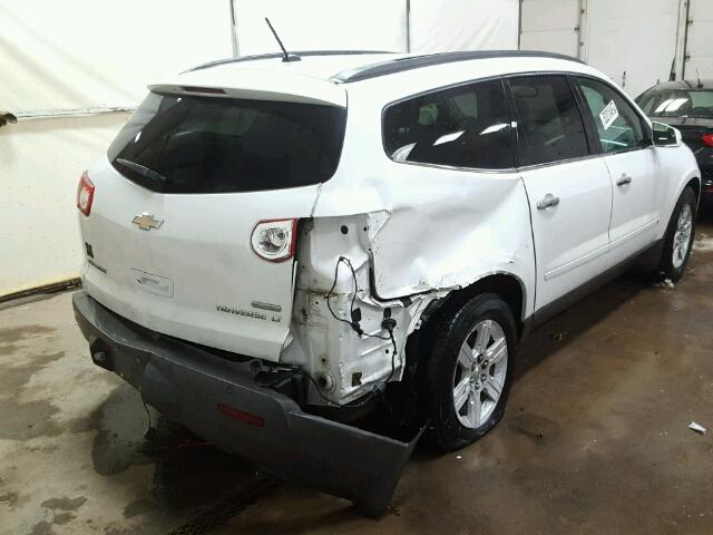 1GNLVGEDXAS122106 - 2010 CHEVROLET TRAVERSE L WHITE photo 4