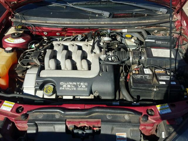 1ZWFT61L5Y5611758 - 2000 MERCURY COUGAR V6 RED photo 7