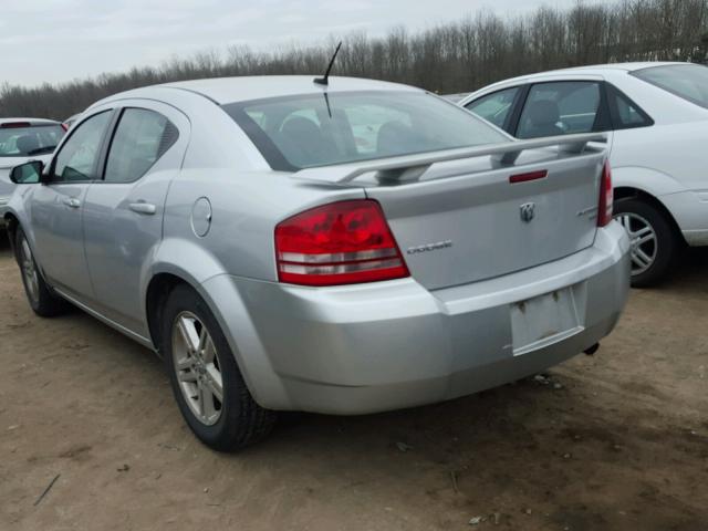 1B3LC56B89N549134 - 2009 DODGE AVENGER SX SILVER photo 3