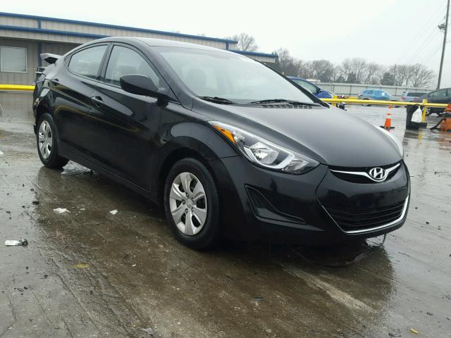 5NPDH4AE0GH779893 - 2016 HYUNDAI ELANTRA SE BLACK photo 1