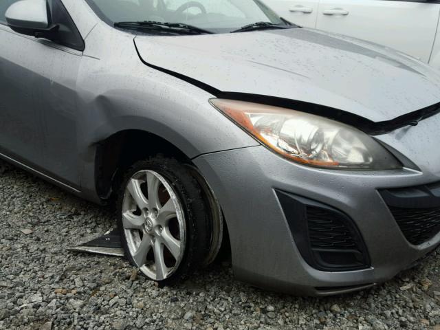 JM1BL1SF3A1254966 - 2010 MAZDA 3 I SILVER photo 9