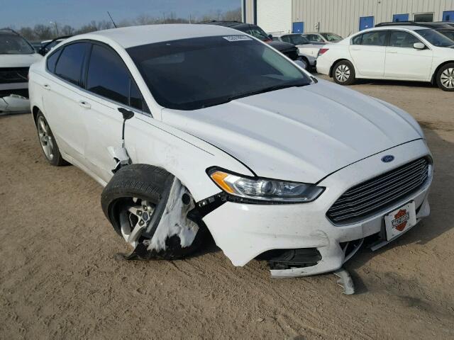 3FA6P0H74GR311292 - 2016 FORD FUSION SE WHITE photo 1