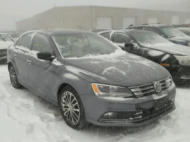 3VWD17AJ4GM267726 - 2016 VOLKSWAGEN JETTA SPOR GRAY photo 1