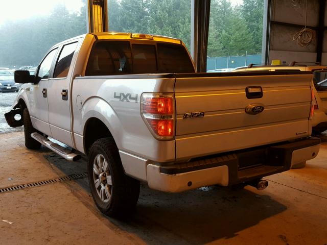 1FTFW1EF4BFD15122 - 2011 FORD F150 SUPER SILVER photo 3