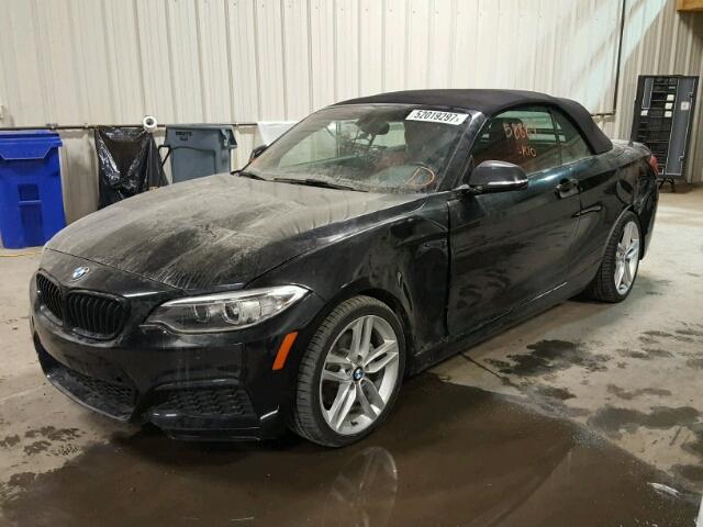 WBA1L9C50GV324289 - 2016 BMW 228 XI BLACK photo 2