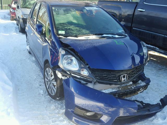 JHMGE8H57DC025723 - 2013 HONDA FIT SPORT BLUE photo 1