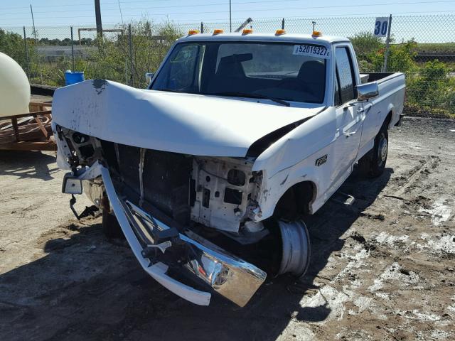 1FTHF25YXTLA51004 - 1996 FORD F250 WHITE photo 2