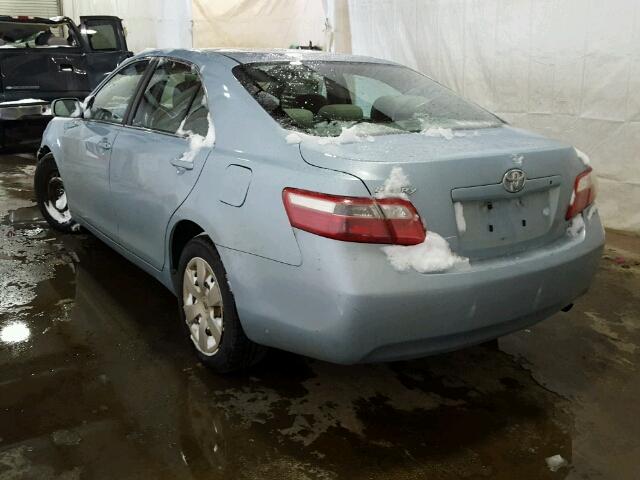 4T1BE46K88U749459 - 2008 TOYOTA CAMRY CE BLUE photo 3