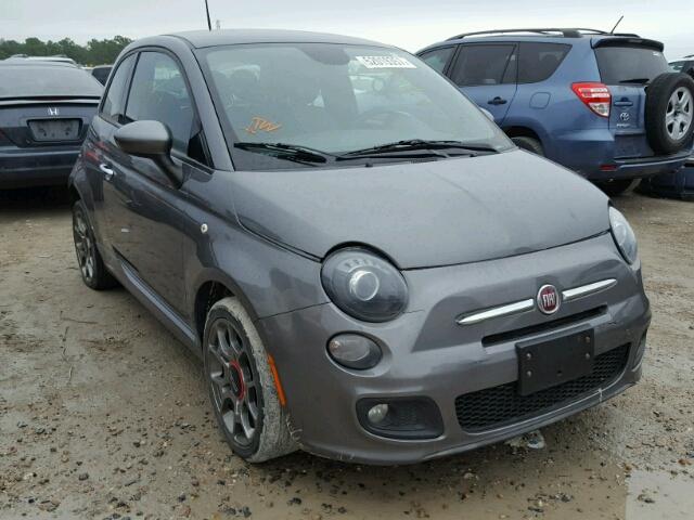 3C3CFFBR5DT749514 - 2013 FIAT 500 SPORT GRAY photo 1