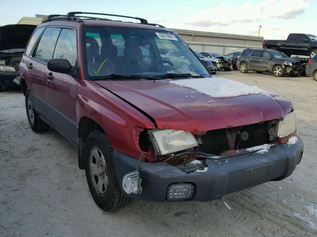 JF1SF63592G705011 - 2002 SUBARU FORESTER L RED photo 1