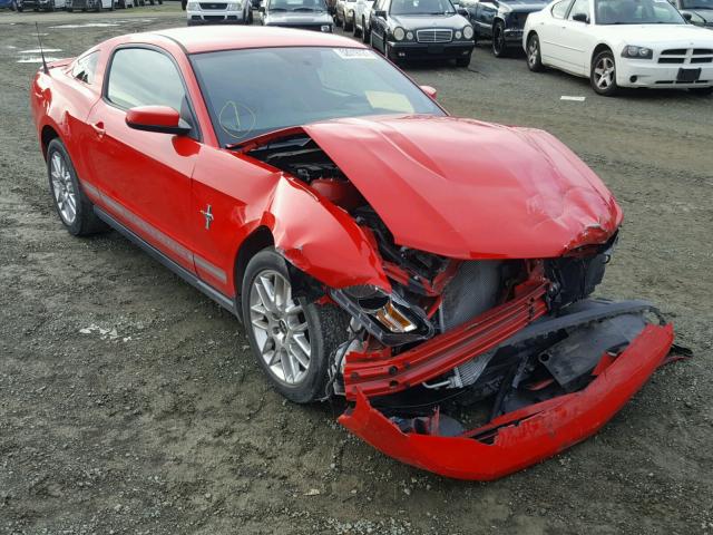 1ZVBP8AM3C5288444 - 2012 FORD MUSTANG RED photo 1