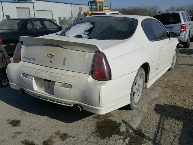 2G1WX12K439156572 - 2003 CHEVROLET MONTE CARL WHITE photo 4