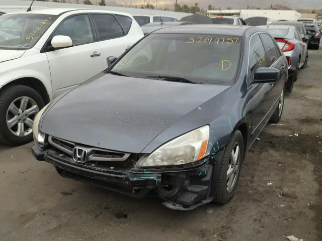 JHMCM56825C004289 - 2005 HONDA ACCORD EX BLUE photo 2