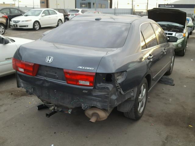 JHMCM56825C004289 - 2005 HONDA ACCORD EX BLUE photo 4