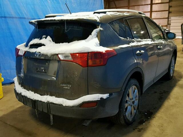 JTMDFREV2D5000633 - 2013 TOYOTA RAV4 LIMIT GRAY photo 4